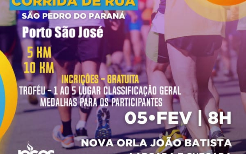 São Pedro do Paraná/Esportes -  Corrida de rua fecha as atividades do Verão Maior Paraná em São Pedro do Paraná 