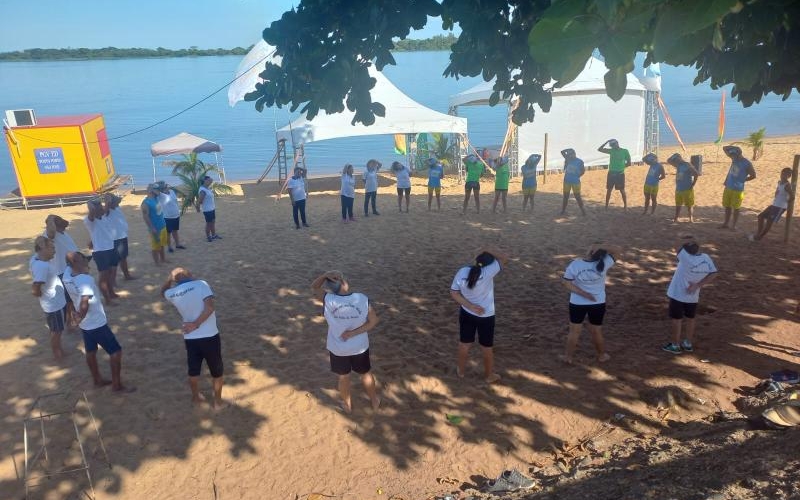 São Pedro do Paraná/Esportes -  Melhor Idade teve atividades especiais dentro do Verão Maior Paraná